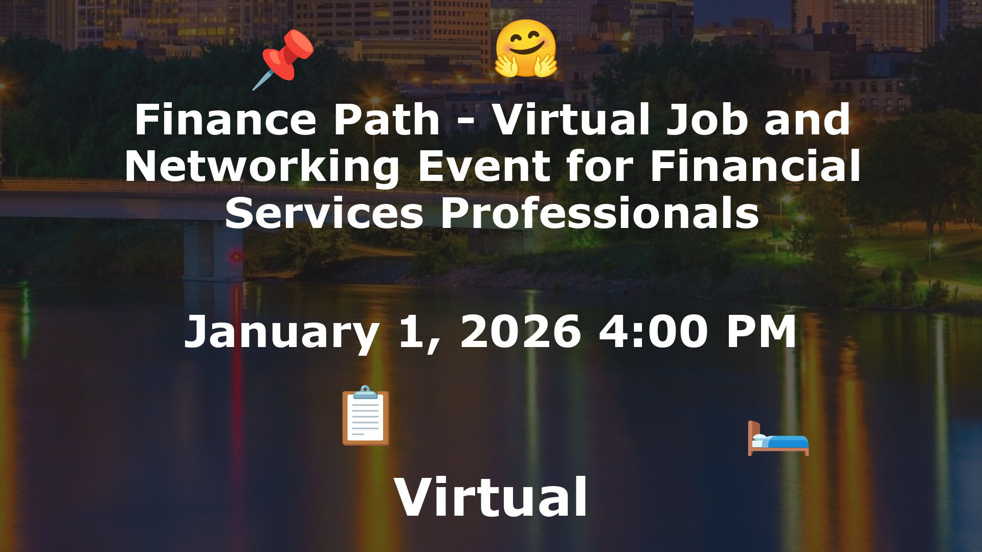 Finance Path - Virtual Job and Networking Event for Financial Services Professionals event image